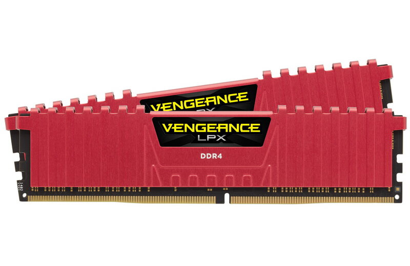 CORSAIR VENGEANCE® LPX 16GB (2 x 8GB) DDR4 DRAM 2400MHz C14 Memory Kit - Red