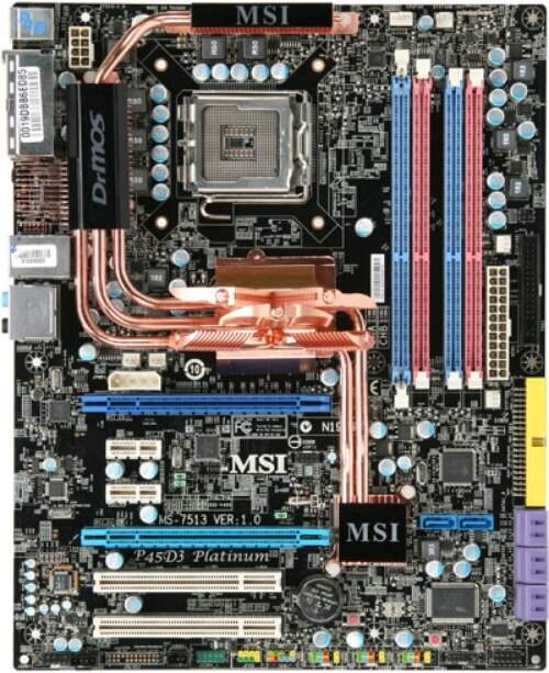 MSI P54D3 Platinum, MS-7513 VER:1.0 mainboard